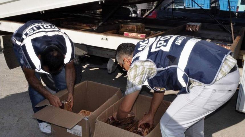 Iğdır'da 38 Bin Paket Ka&ccedil;ak Sigara Ele Ge&ccedil;irildi