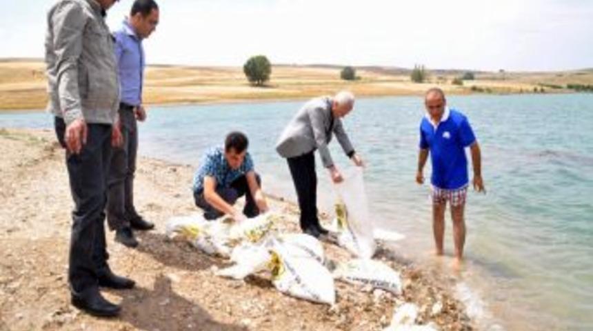 Yozgat'ta G&ouml;letten Balık Yerine Hamur &Ccedil;ıktı
