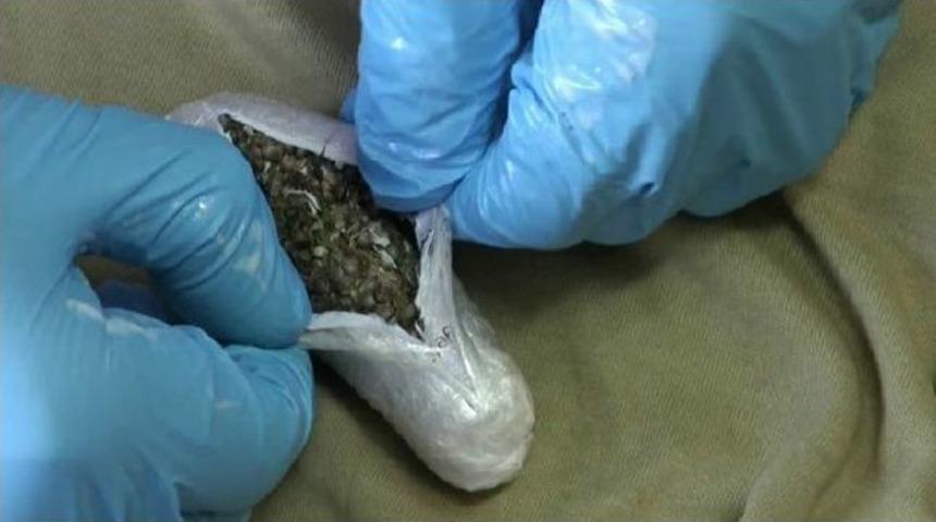 Kars&rsquo;ta Şampuan Kutusu İ&ccedil;inde Esrar