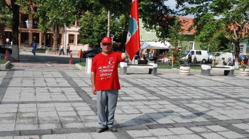 Bayrami&ccedil;&rsquo;te Duran Adam Eylemi