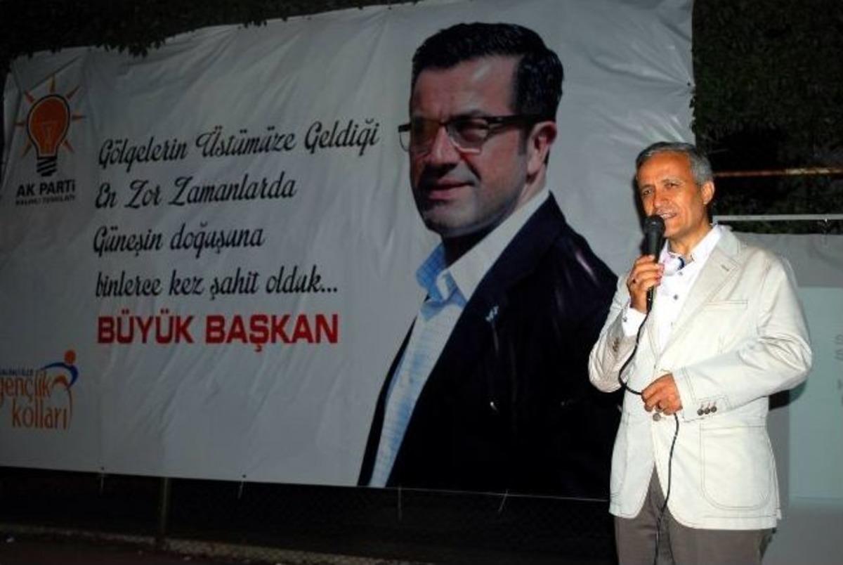 Ak Parti Salihli İl&ccedil;e Başkanına Doğumg&uuml;n&uuml; S&uuml;rprizi