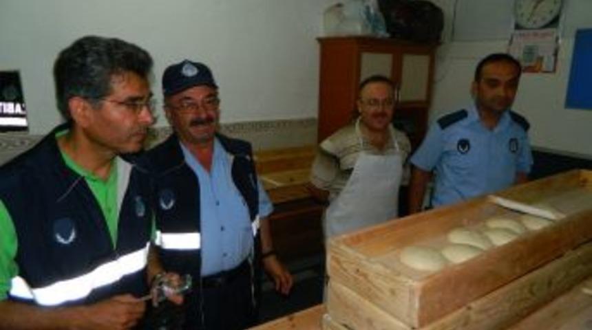 Osmancık'ta gece yarısı fırın denetimi