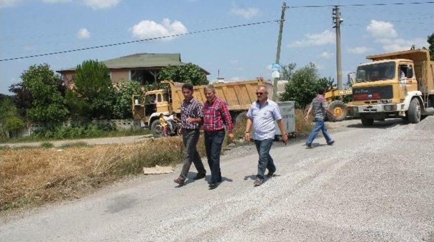 Yeni Mahalle Grup Yolu Asfalt &Ccedil;alışmalarına Başlandı