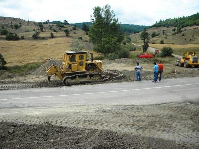 Ağlı-azdavay-pınarbaşı-ulus Yolu Çalışmaları Başladı