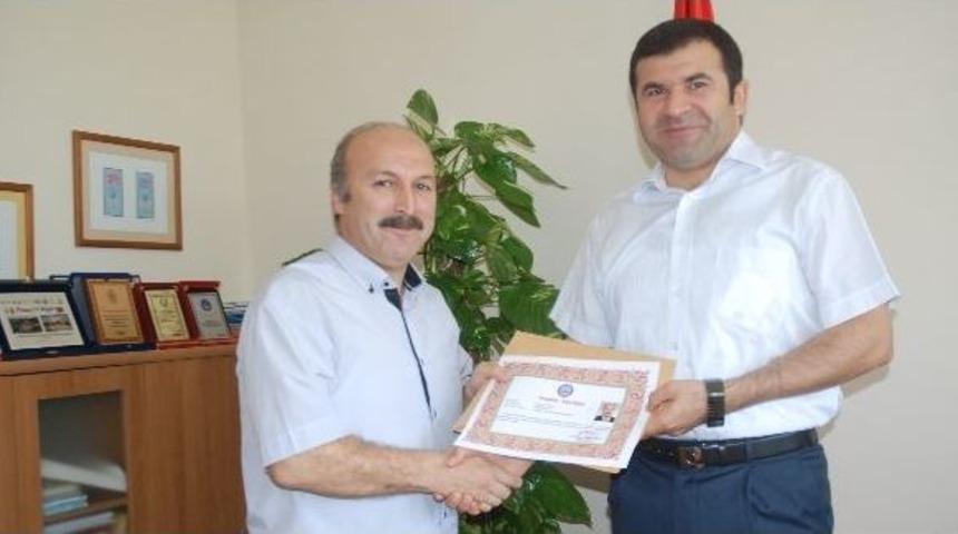 Baykal, Başarı Belgesiyle Uğurlandı