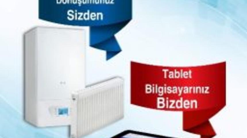 Tesisat D&ouml;n&uuml;ş&uuml;m&uuml;n&uuml;z Sizden; Tablet Bilgisayarınız Kayserigaz&rsquo;dan