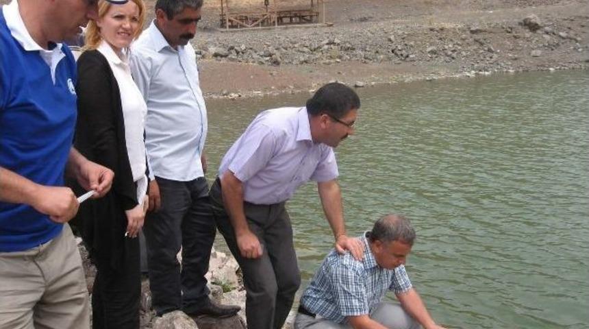 Kırıkkale'de G&ouml;letlere 30 Bin Yavru Balık Bırakıldı