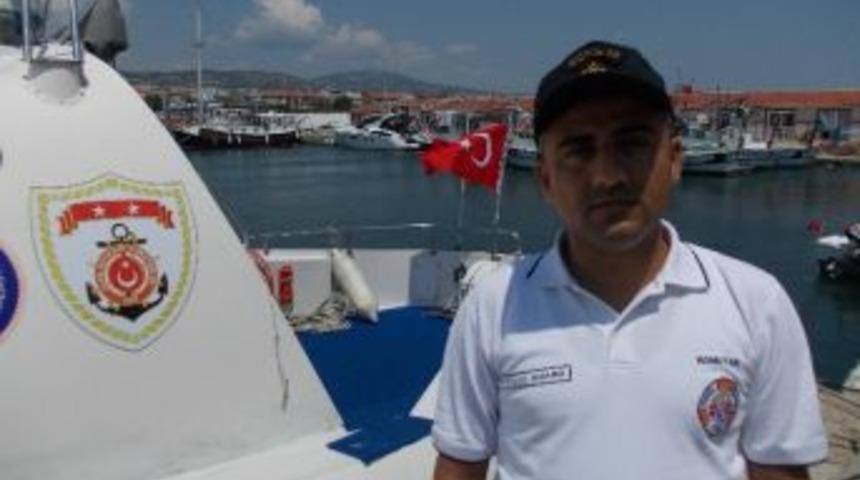 Şark&ouml;y Sahil G&uuml;venlik Komutanı G&ouml;revine Başladı