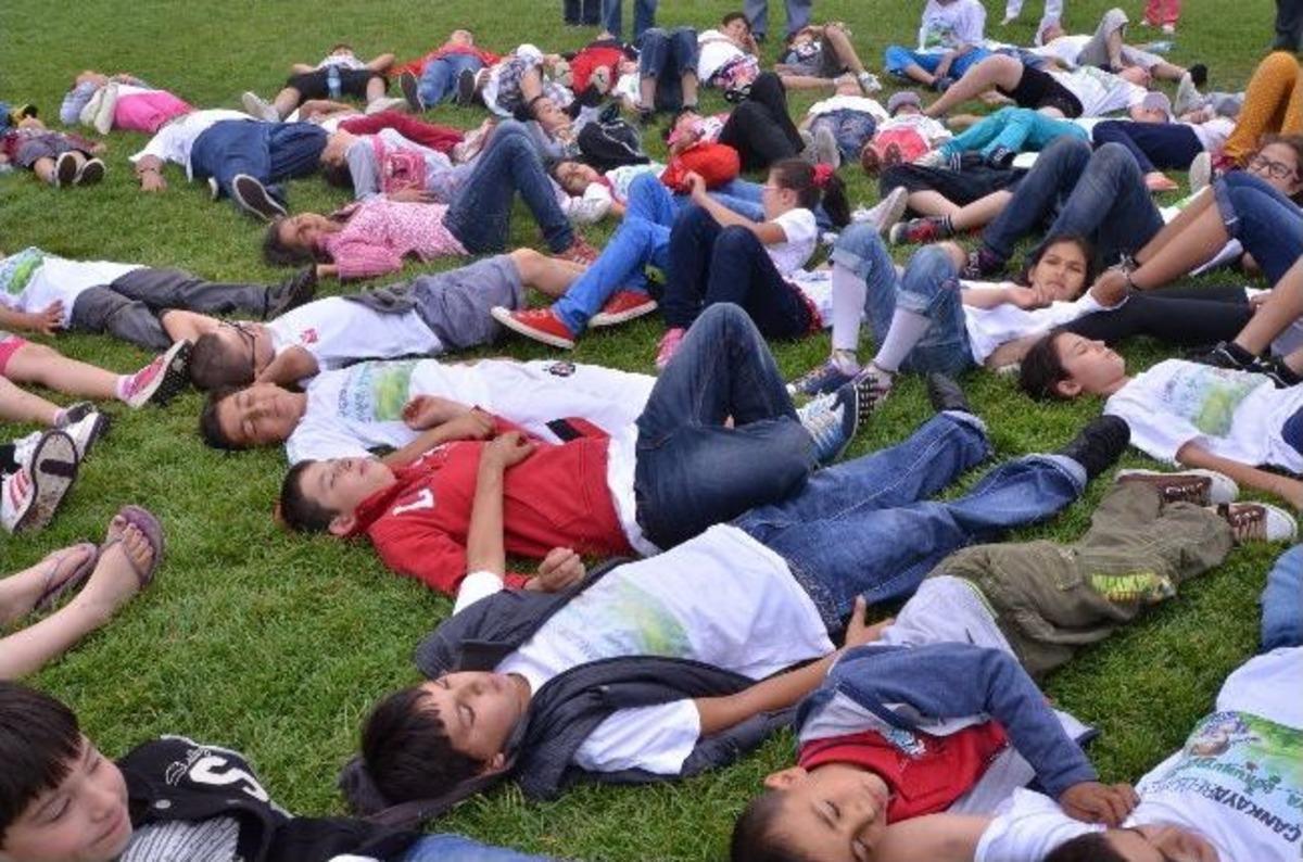 &Ccedil;ankaya Belediye Başkanı Tanık, 'doğaya Dokunuyorum' Projesine Katılan &Ccedil;ocuklarla Bir Araya Geldi