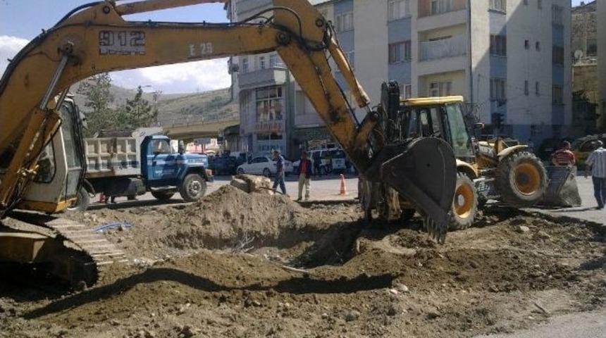 Havuzlu Kavşak İnşaatı Başladı