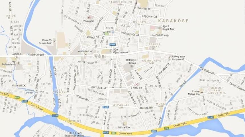 Ağrı'nın Yeni Halihazır Haritaları Hazırlanıyor