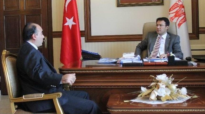 Anagold Madencilikten Vali Akdemir&rsquo;e Ziyaret