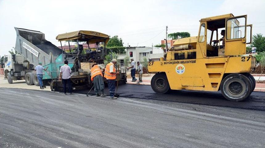 B&uuml;y&uuml;kşehir&rsquo;in Asfaltlama &Ccedil;alışmaları S&uuml;r&uuml;yor