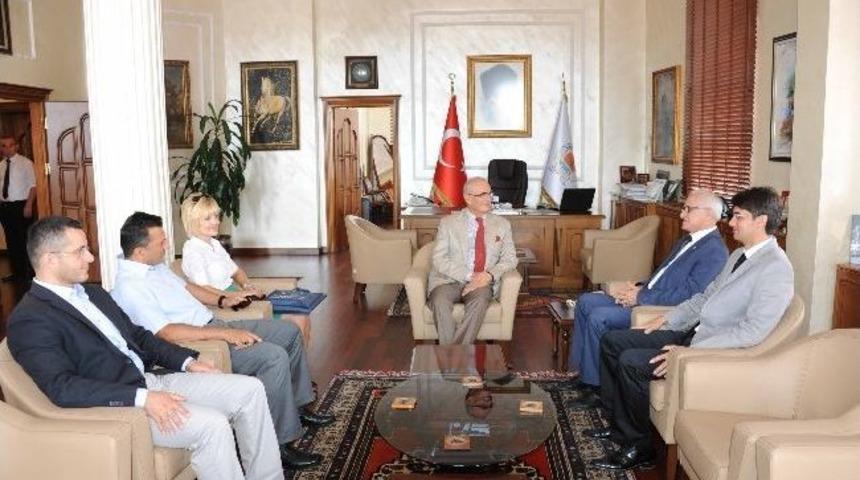 Samsun Barosu'ndan Başkan Yılmaz'a Teşekk&uuml;r Ziyareti