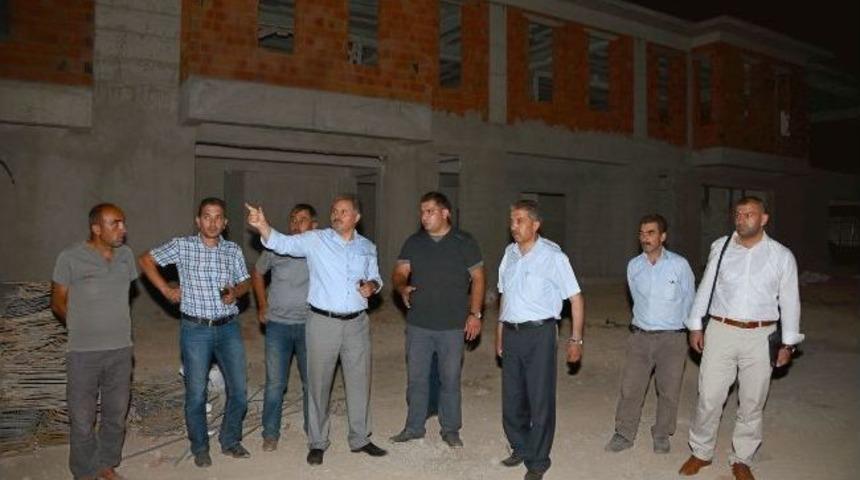 Başkan &Ccedil;akır, K&uuml;lt&uuml;r Sanat Galerisi İnşaatında İnceleme Yaptı