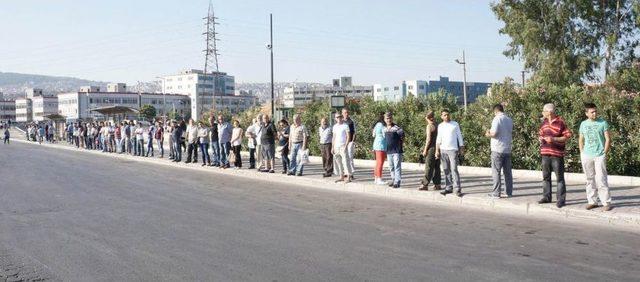 İzmir'de Otobüs Şoförlerinin 