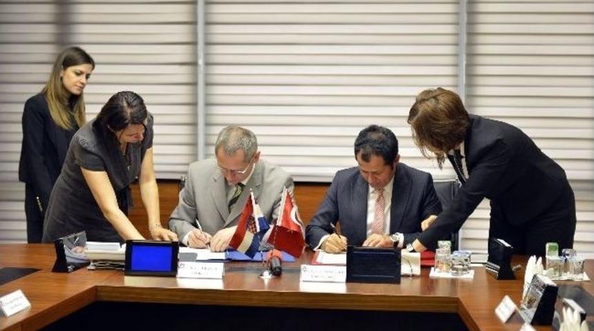 T&uuml;rkiye İle Hırvatistan Arasındaki Karşılıklı İşbirliği Anlaşması Revize Edildi