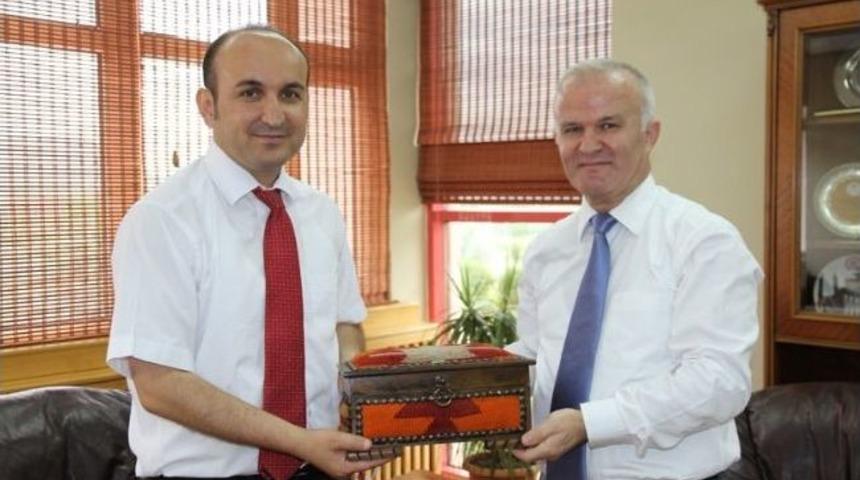 Rekt&ouml;r Orbay&rsquo;dan, Rekt&ouml;r Şahin&rsquo;e Ziyaret