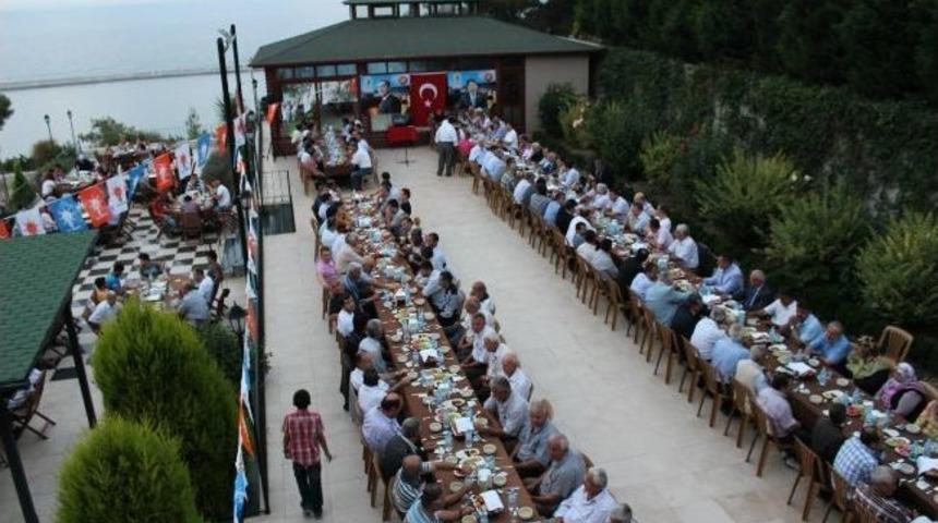 Milletvekili Tun&ccedil; Amasra İl&ccedil;e Teşkilatının İftarına Katıldı