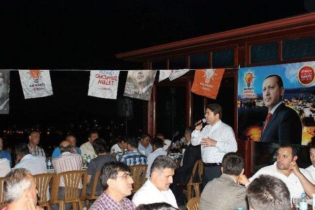 Milletvekili Tun&ccedil; Amasra İl&ccedil;e Teşkilatının İftarına Katıldı 2