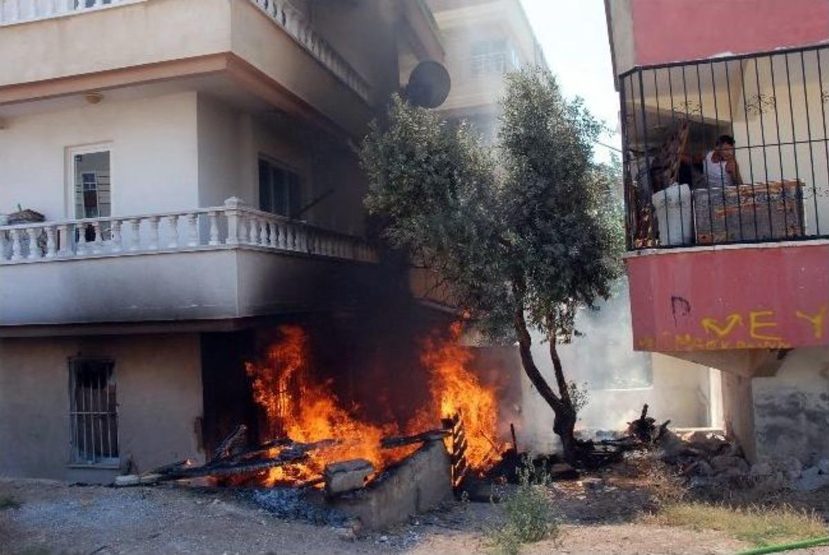 Didim'de Ev Yangını Ucuz Atlatıldı