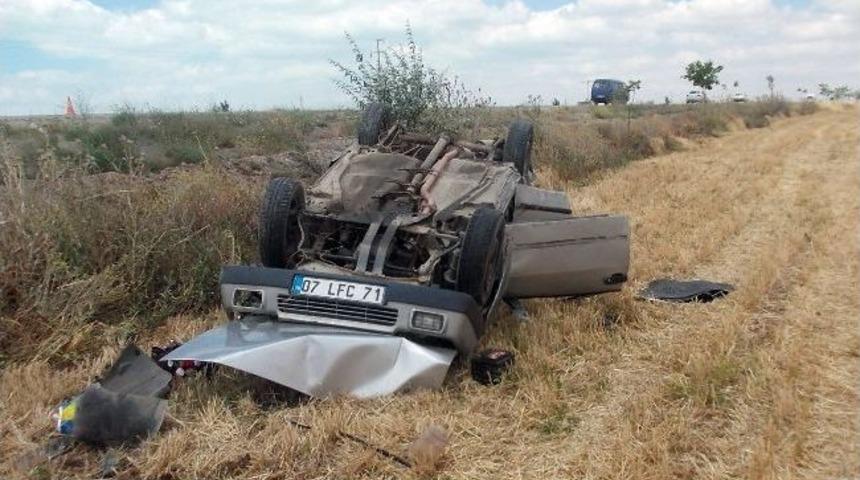 Otomobil Takla Attı: 7 Yaralı