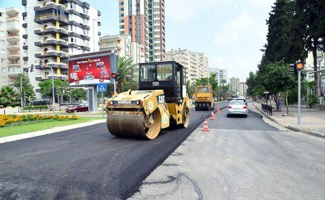 Turgut Özal Bulvarı Asfaltlanıyor