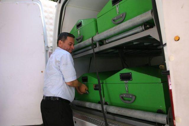 &Ccedil;&ouml;kek Yaylasında &Ouml;lenlerin Cenazeleri Adana ya Getirildi 1