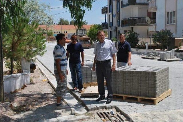 Başkan Ergin&rsquo;den Taş D&ouml;şemesine Sıkı Denetim 1