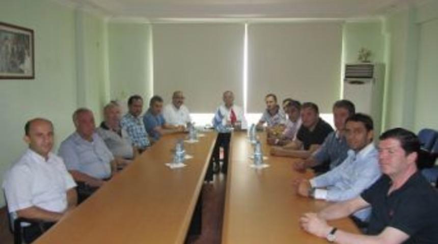 Salihli'de Muhasebeciler, Aksoy Ve Ekibini Ziyaret Etti