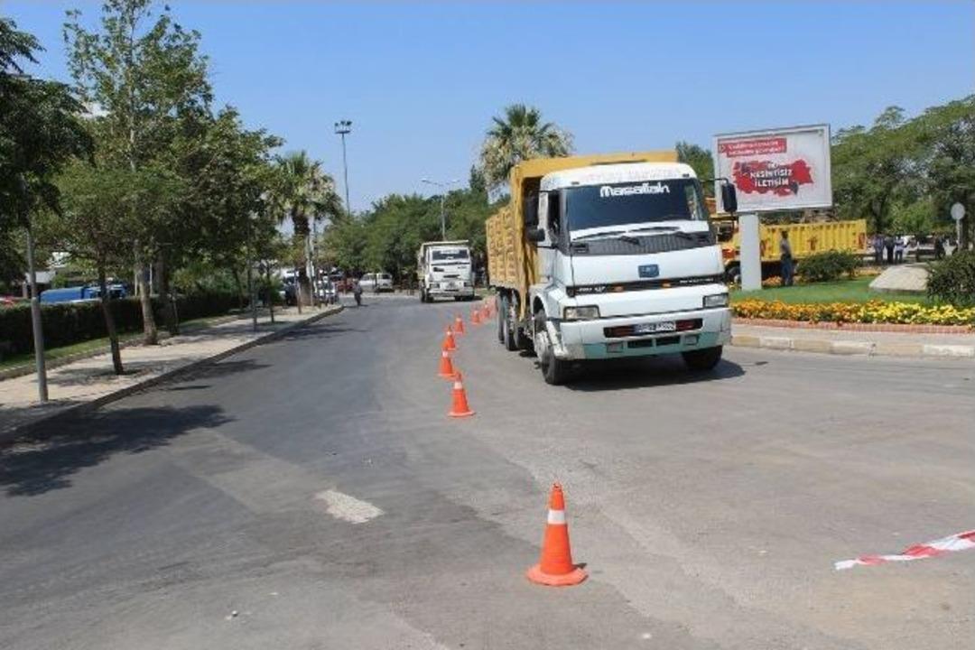 Salihli Keskiner Kavşağı&rsquo;nda &Ccedil;alışma Başlatıldı