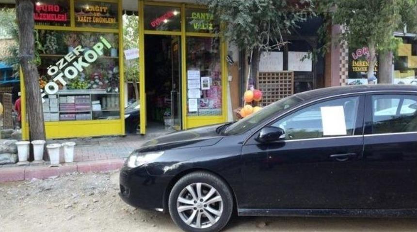 İş Yerinin &Ouml;n&uuml;ne Park Eden Ara&ccedil; S&uuml;r&uuml;c&uuml;s&uuml;ne İlgin&ccedil; Tepki