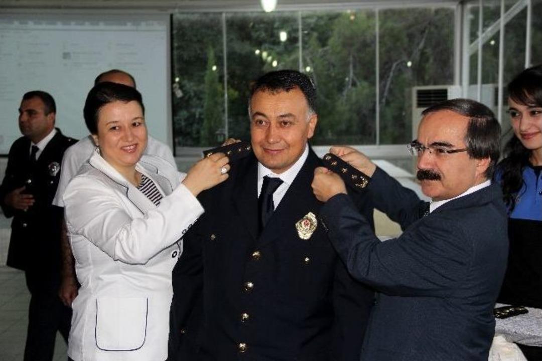 Adana Emniyet M&uuml;d&uuml;rl&uuml;ğ&uuml;&rsquo;nde Terfi T&ouml;reni