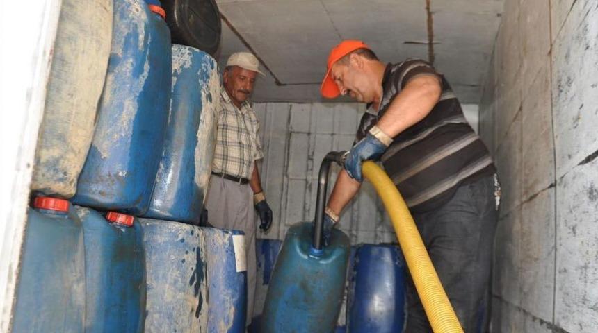 İslahiye'de Bin 950 Litre Ka&ccedil;ak Mazot Ele Ge&ccedil;irildi