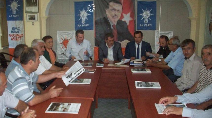 AK Parti Samsun İl Başkanı K&ouml;ktaş'ın Kavak Ziyaretleri