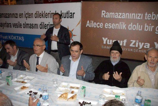 AK Parti Samsun Milletvekili Demir, Ladik'te Iftara Katıldı