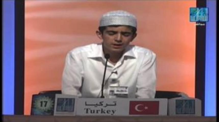 Hafız Enes Dubai'de Bartınlıları Gururlandırdı