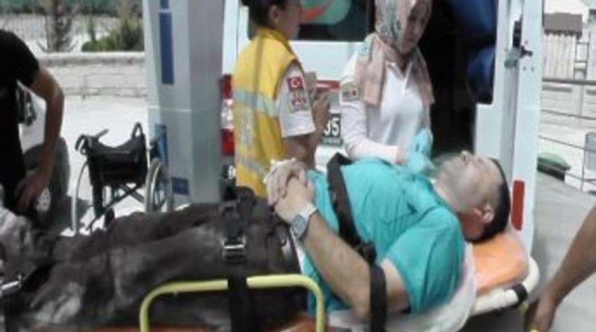 Y&uuml;ksekten D&uuml;şerek Yaralandı