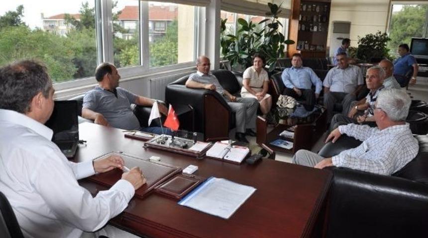 Chp &Ccedil;erkezk&ouml;y İl&ccedil;e Başkanından Dalgı&ccedil;&rsquo;a Ziyaret