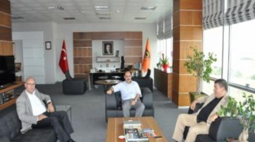 &Ccedil;orlu Tso Başkanı S&uuml;l&uuml;n&rsquo;nden Rekt&ouml;r Şimşek&rsquo;e Ziyaret