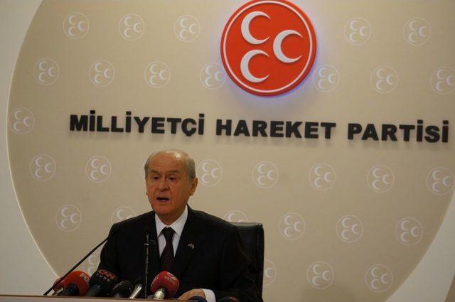 Bahçeli: Başbakanın Gücü Teröriste Değil, Demokratik Tepkisini Gösterene Yetiyor