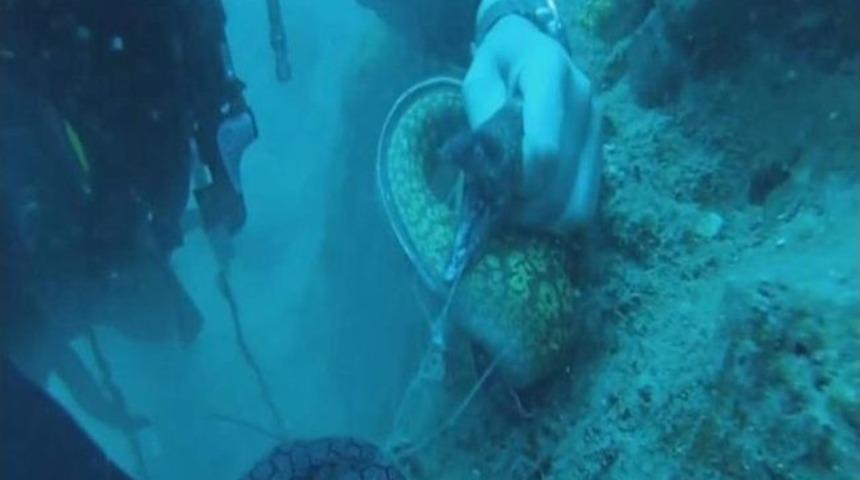 20 Metre Derinde M&uuml;ren Kurtarma Operasyonu