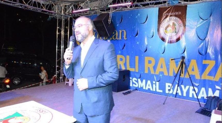 Düzce’de Ramazan Sokağında Konser Ve Söyleşi