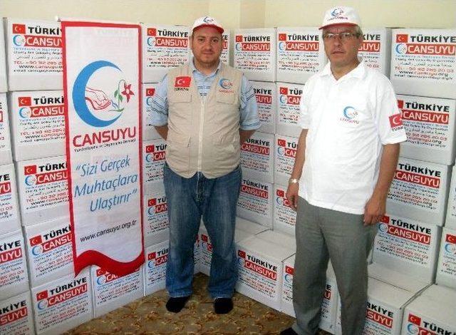 Cansuyu Derneğinden Aydın’da Gıda Yardımı