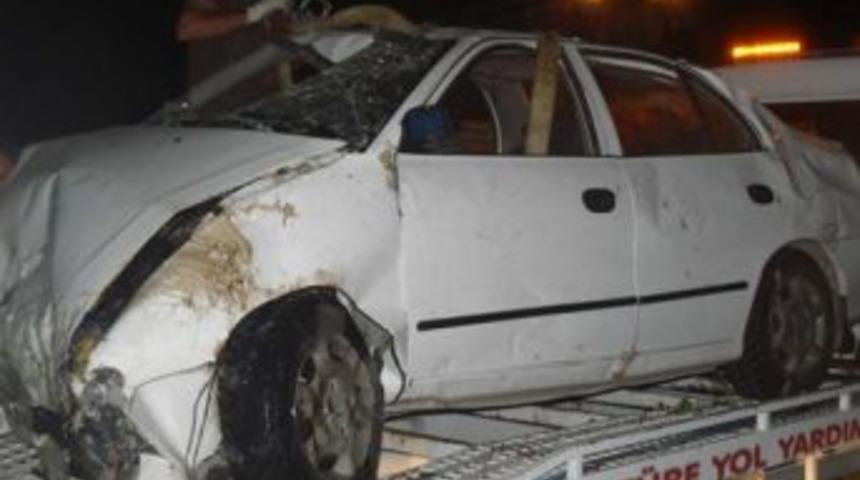 &Ouml;nce ceza yedi sonra kaza yaptı