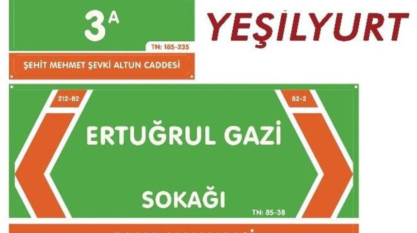 Cadde Ve Sokak Levha Renkleri Belirlendi