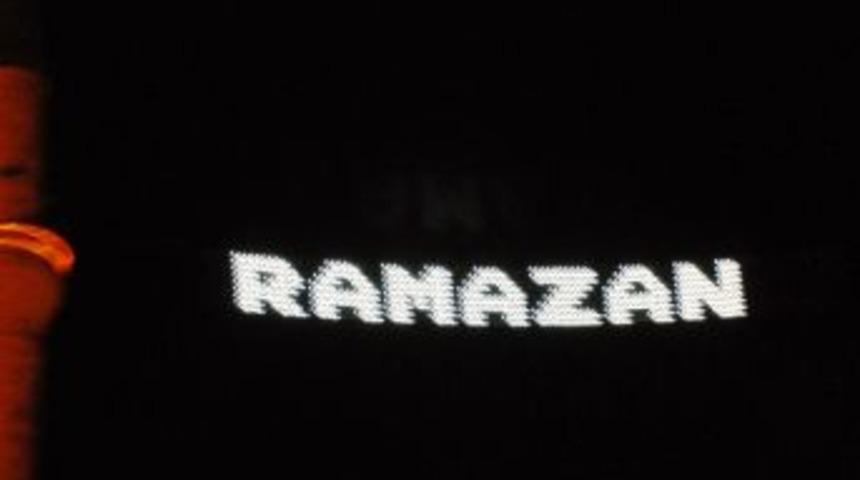 Gediz Ulu Cami'ye Elektronik Led Işıklı Mahya