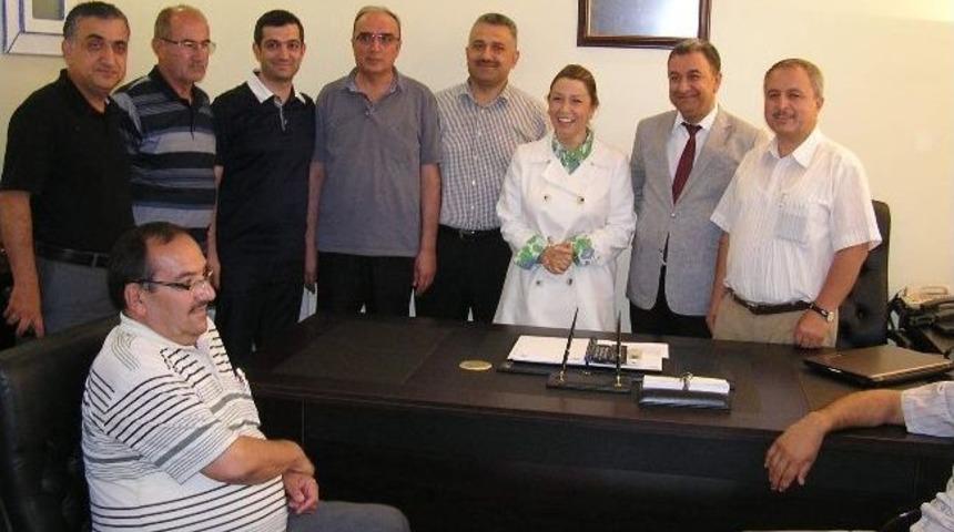 Ak Parti Malatya Milletvekili &Ouml;znur &Ccedil;alık, Muhasebeciler Odası&rsquo;nı Ziyaret Etti