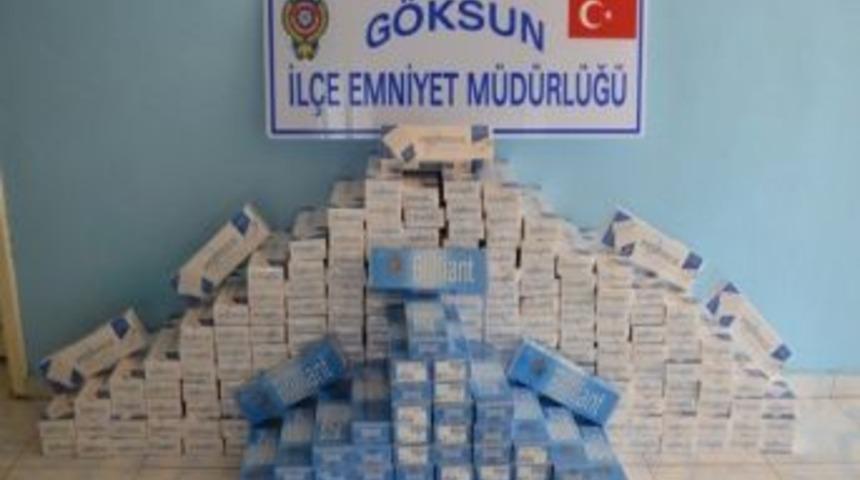 G&ouml;ksun&rsquo;da Ka&ccedil;ak Sigara Operasyonu