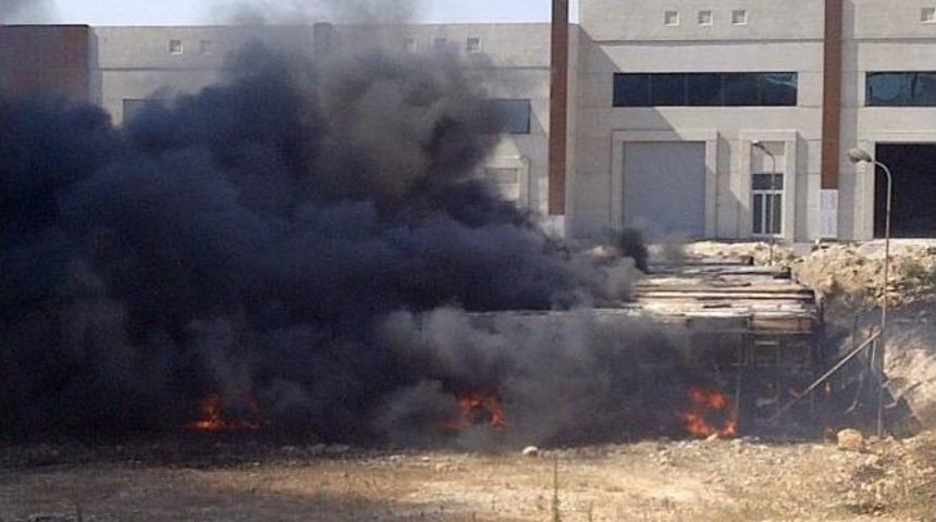 Eshot Hurda Garajında Yangın